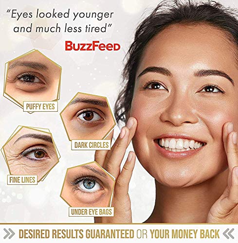 DERMORA Under Eye Mask Patches - 20 Packs - Face Mask Skin Care Products for Puffy Eyes, Dark Circles, Wrinkles and Fine Lines - Cruelty-Free & Vegan Eye Patches - Stocking Stuffers for Women & Men