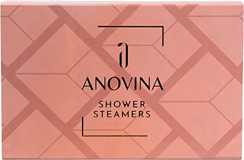 Anovina 12 XL Shower Steamers - Made in USA - Shower Steamers Aromatherapy with Essential Oils, Stocking Stuffers Christmas Gifts for Men and Women, Shower Bombs Aromatherapy Spa Gifts Shower Tablets