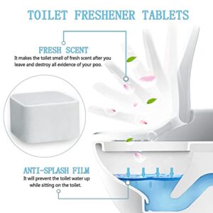 White Elephant Gifts, Toilet Tablets Prevent Poop from Splashback,12 Pack WEIKESHI Scent Toilet Bombs Unique Gifts for Women,Christmas Stocking Stuffers for Women,Gifts for Women and Men