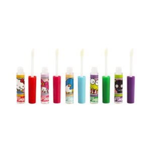 Lip Smacker Sanrio Hello Kitty and Friends Flavored Liquid Lip Gloss | Dry Lips | For Kids, Men, Women | Stocking Stuffer | Christmas Gift | Set of 5