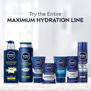 Nivea Men Maximum Hydration Body Lotion, 3-in-1 Nourishing Lotion for Men, 16.9 Fl Oz Bottle