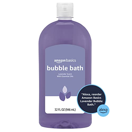 Amazon Basics Bubble Bath, Lavender Scent, 32 Fluid Ounces, Pack of 1