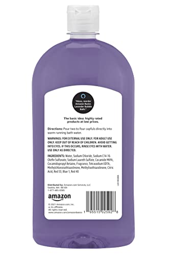 Amazon Basics Bubble Bath, Lavender Scent, 32 Fluid Ounces, Pack of 1