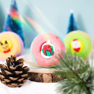 Bath Bombs for Kids, Christmas Decorations Indoor Gifts for Women Mens Gifts for Teenage Girls, Kids Bath Bombs Home Decor Stocking Stuffers Bath Set Holiday Gifts for All Holiday Gift Baskets