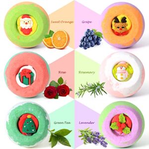 Bath Bombs for Kids, Christmas Decorations Indoor Gifts for Women Mens Gifts for Teenage Girls, Kids Bath Bombs Home Decor Stocking Stuffers Bath Set Holiday Gifts for All Holiday Gift Baskets