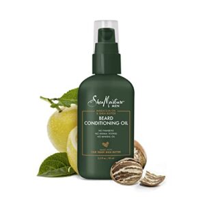 SheaMoisture Beard Conditioning Oil for a Full Beard Maracuja Oil and Shea Butter to Moisturize and Soften Beards 3.2 oz