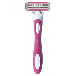 BIC Click 5 Soleil Women's Disposable Razors, 5 Blades With a Moisture Strip For a Smoother Shave, 2 Handles and 8 Cartridges, 10 Piece Razor Set