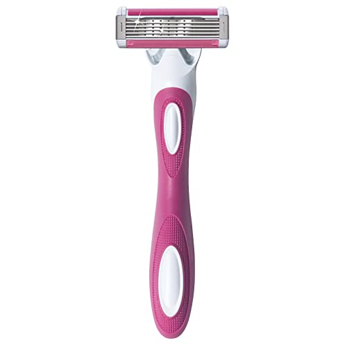 BIC Click 5 Soleil Women's Disposable Razors, 5 Blades With a Moisture Strip For a Smoother Shave, 2 Handles and 8 Cartridges, 10 Piece Razor Set