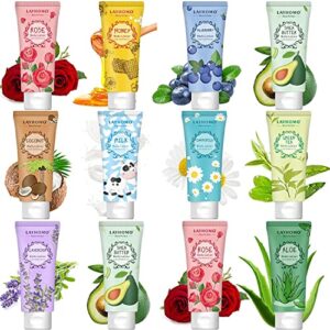 12 pack body lotion gift set for women,natural fragrance body care cream moisturizing travel size body lotion with shea butter and aloe,bulk body lotion sets, christmas stocking stuffers valentines day mother’s day gifts for her women girlfriend mom wife