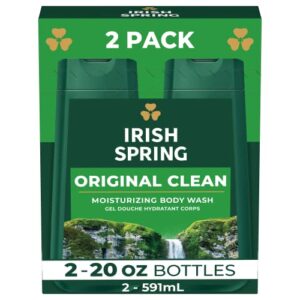 irish spring original clean body wash, 20 oz, 2 pack