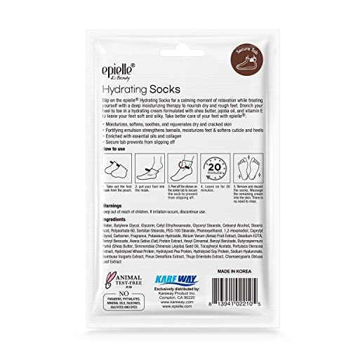 NEW Epielle Hydrating & Moisturizing Gloves & Socks Masks Combo 12pk for Hand and Foot STOCKING STUFFERS!!