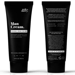 Miles Darcy Man Cream | Ball Cream For Men | Anti Chafing & Moisturising | Protects & Soothes Against Jock Itch & Odor Causing Bacteria | PH Balanced Penile Cream & Ball Deodorant