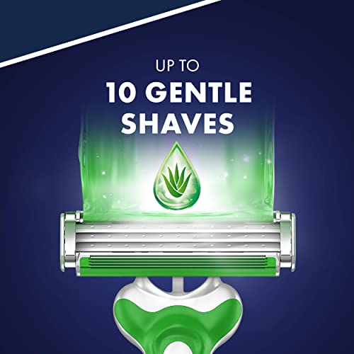 Gillette Sensor3 Sensitive Men's Disposable Razor, 4 Razors