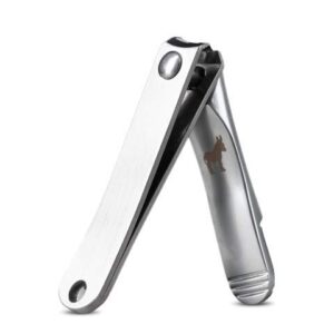 Pete & Pedro Nail Clippers Stainless Steel Set For Men & Women | 2-Piece Fingernail & Toenail Clipper With Leather Case | Strong, Sturdy Professional Tools, Manicure & Pedicure | As Seen on Shark Tank