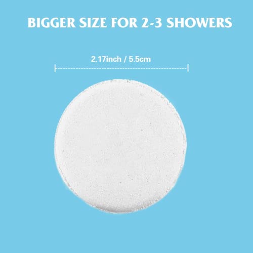 Shower Steamers Aromatherapy, 12 Pack XXL Eucalyptus Menthol Shower Steamer, Essential Oils Shower Bath Bombs Tablets for Nasal Relief and Relaxation, Bath Gift for Men and Women, No Color Residue