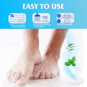 Shower Steamers Aromatherapy, 12 Pack XXL Eucalyptus Menthol Shower Steamer, Essential Oils Shower Bath Bombs Tablets for Nasal Relief and Relaxation, Bath Gift for Men and Women, No Color Residue