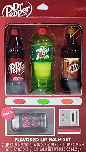 Centric Brands Soda Flavored Lip Balm 4-Piece Vending Machine Pack