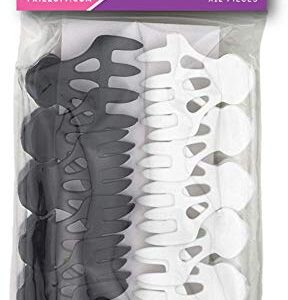 CURL KEEPER - Roller Jaw Clamps: Lift At The Roots For a Full Looking, Bouncy Style That Preserves The Natural Form Of Your Curls (12 Roller Jaw Clamps Per Pack)