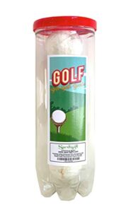 golf ball bath bombs – 6 pack – luxury scented bath bomb fizzies – great gift for golfers, teammates, opponents, birthdays, men, boys, women, girls, mothers day, wife, girlfriend