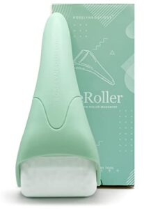 roselynboutique ice roller for face facial tools skin care set – self care gifts for women cryotherapy kit reduce wrinkles puffiness aging (green)