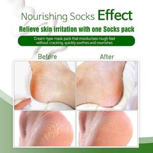 Epielle Nourishing Foot Masks - Hemp + Rosemary Extract for Deep Moisturizing 100% Vegan & Cruelty-Free (Socks 6pk), Beauty Gifts | Skincare Gifts | Skincare Party Favors. Stocking Stuffers!!