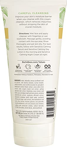 Burt's Bees Face Cleanser, Facial Wash for Sensitive Skin, Natural Skin Care, 6 Ounce (Packaging May Vary)