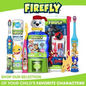 Firefly Ready Go Light Up Timer Toothbrush, Avengers, Premium Soft Bristles, 1 Minute Timer, Less Mess Suction Cup, Battery Included, Easy Storage, Dentist Recommended, For Ages 3+(Character May Vary)