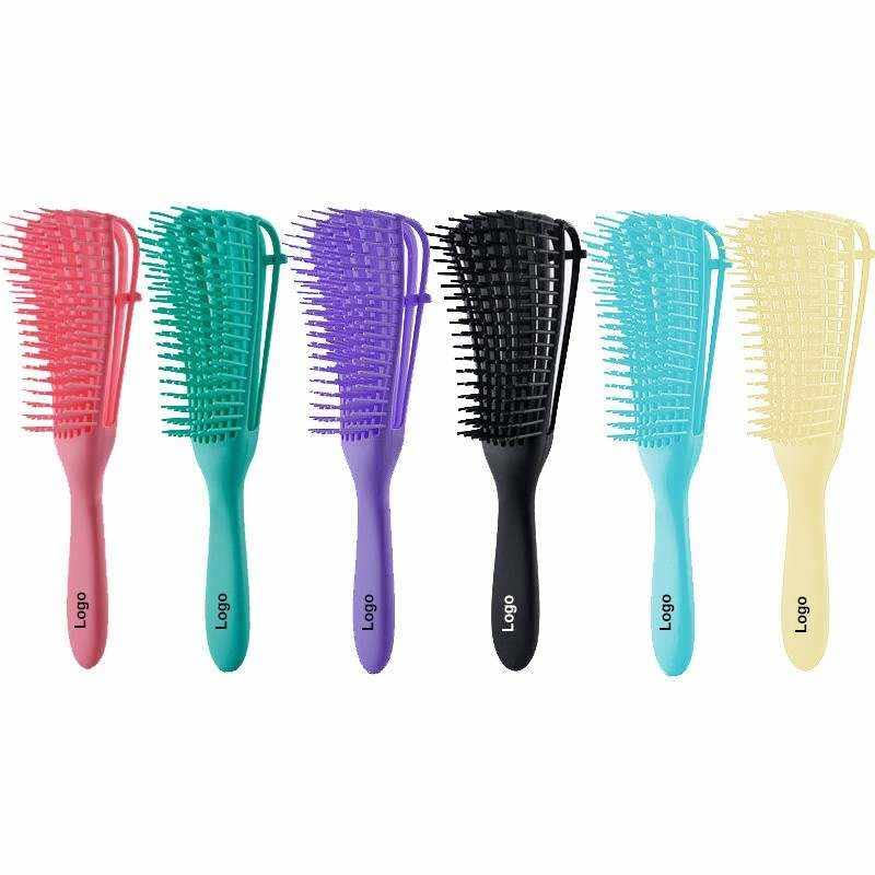 Mix Match Detangling Hair Brush Set Detangler Comb for Women, Men and Kids - Wet & Dry – Removes Knots and Tangles, Best for Thick and Curly Hair – Pain Free 3 Pcs No Slip Professional Hair Salon Styling Grip Comb Clips/Brush for Coloring and Braiding all