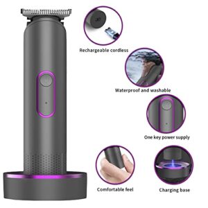 SUNNOW Women's Painless Hair Remover,Body Trimmer for Men，Facial Hair Removal for Women， Electric IPX6 Waterproof Wet / Dry Shaver