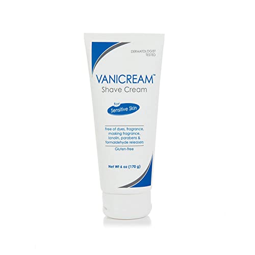 Vanicream Shave Cream | Fragrance, and Gluten Free | For Sensitive Skin | 6 Ounce