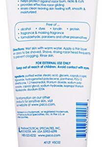 Vanicream Shave Cream | Fragrance, and Gluten Free | For Sensitive Skin | 6 Ounce