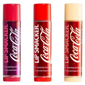 Lip Smacker Holiday Coca Cola Flavored Lip Balm Trio Tin Coca Cola Stocking Stuffer