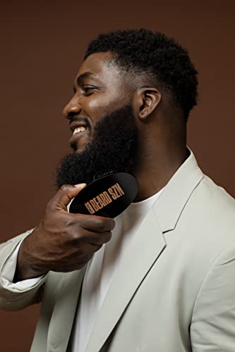 Beard SZN Beard Care Brush with Natural Beechwood and Boar Bristles to Groom, Soften, and Style Coarse Beards