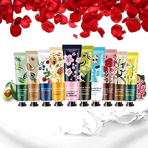 Hand Cream,Hand Lotion,15 Packs Travel Size Hand Cream Gifts Set For Dry Cracked Working Hands, Gifts for Women Mom Girls Wife Grandma
