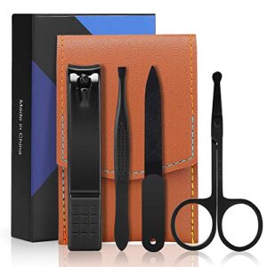 nail clipper set manicure set men aceoce travel luxury manicure grooming kit gift for men lovers parents mini nail care kit manicure set professional christmas gifts
