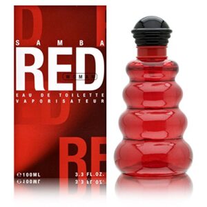 samba red by perfumers workshop for women. eau de toilette spray 3.3 ounces