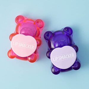 Lip Smacker BFF Sugar Bear Lip Balm Duo- Pink & Purple Luv U Straw-Beary Much! / Grapeful-4-U!