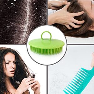 Hair Scalp Massager Shampoo Brush, 6 Pcs Scalp Brush Shower, Soft Scalp Scrubber for Dandruff, Scalp Exfoliator for Adults, Children and Pets