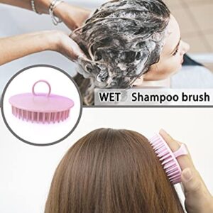 Hair Scalp Massager Shampoo Brush, 6 Pcs Scalp Brush Shower, Soft Scalp Scrubber for Dandruff, Scalp Exfoliator for Adults, Children and Pets