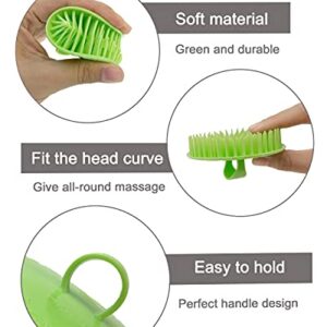 Hair Scalp Massager Shampoo Brush, 6 Pcs Scalp Brush Shower, Soft Scalp Scrubber for Dandruff, Scalp Exfoliator for Adults, Children and Pets