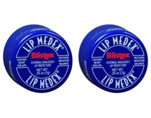 blistex lip medex external analgesic/lip protectant 0.25 oz (pack of 5)