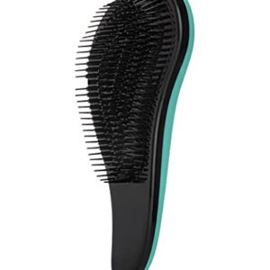 Curly Girl Breeze Thru Detangling Brush | Hair Detangler Hairbrush for Adults & Kids | Gets Rid of Tangles & Knots in Natural, Curly, Straight, Wet or Dry Hair (Turquoise)