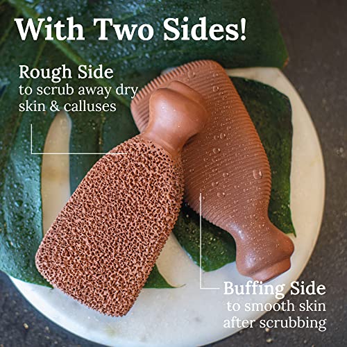 Pumice Stone for Feet Lasts 5+ Years Foot Exfoliator Scrubber Callus Remover