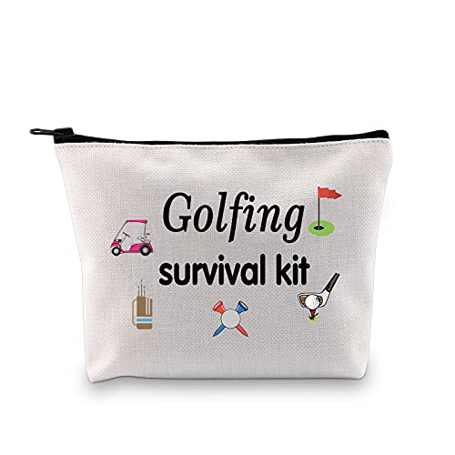 Golfing Survival Kit Makeup Bag Golfing Gift Golf Accessories Gift for Mom Golfer Humor (Golfing Survival Makeup)