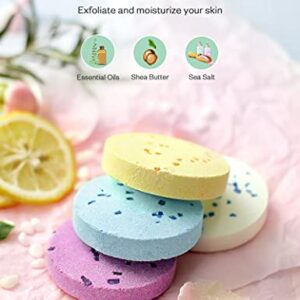 Shower Steamers Aromatherapy, 12Pcs Christmas Gifts Set for Moisturize Skin & Bubble Spa Bath, Rich in Natural Essential Oil, Ideal Gifts for Thanksgiving Day,Mother's,Birthday