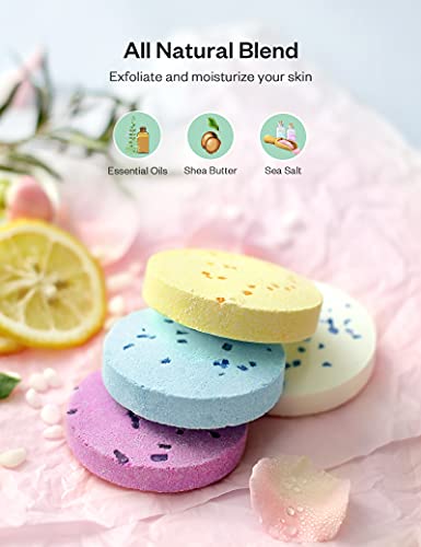 Shower Steamers Aromatherapy, 12Pcs Christmas Gifts Set for Moisturize Skin & Bubble Spa Bath, Rich in Natural Essential Oil, Ideal Gifts for Thanksgiving Day,Mother's,Birthday