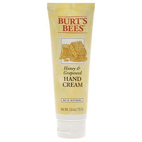 Burt's Bees Hand Cream, (Package May Vary) Honey & Grapeseed Oil 2.6 Ounce