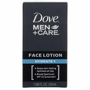 dove men+care face lotion hydrate plus 1.69 oz 2 pack