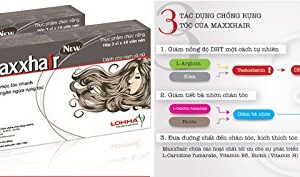 06 Boxes + Free 1 - Maxxhair Help for Hair Strong, Enhances The Health of The Hair - Thuốc Mọc Tóc Maxx Hair-Ship from USA time 7-14 Days