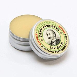 captain fawcewtt’s fawcett’s physician lip balm